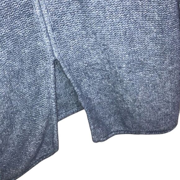 515. Abercrombie & fitch blue turtle neck split back tunic sweater - Picture 3 of 7